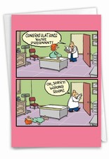 (1 Card) Wrong Room - Funny Birthday Greeting...