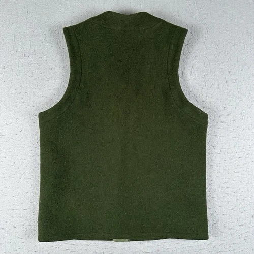 Boreal Mountain Anoraks Vest Men’s Small Green Wool Outdoor Hiking Hunting image 15