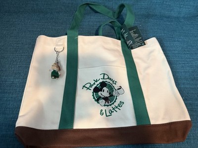 Disney Parks 2026 Starbucks Park Days and Lattes Tote Bag With