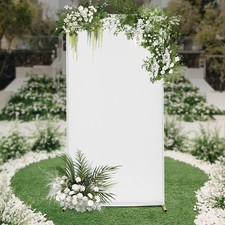 Wedding Arch Backdrop Stand for Ceremony Square Gold Balloon Arches Stand Arch