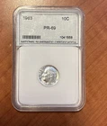 1963 | ROOSEVELT DIME - Proof | NNC PR 69| 90% SILVER
