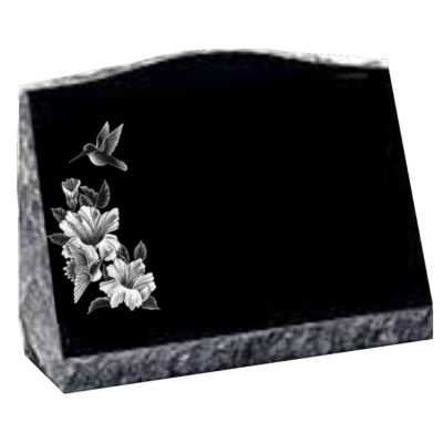 Cemetery headstone - small - slant marker -  includes engraving