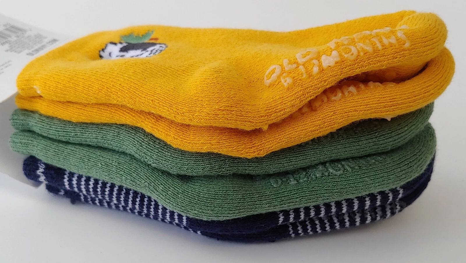 Old Navy 6-12 Months Socks - 3 pairs Striped & Solid Color Unisex Non-Skid - NEW
Opens in a new wind
