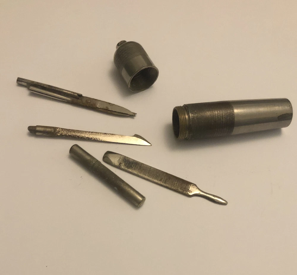 multi tool picnic Pocket VINTAGE antique Very Rare Old Multitool Manicure