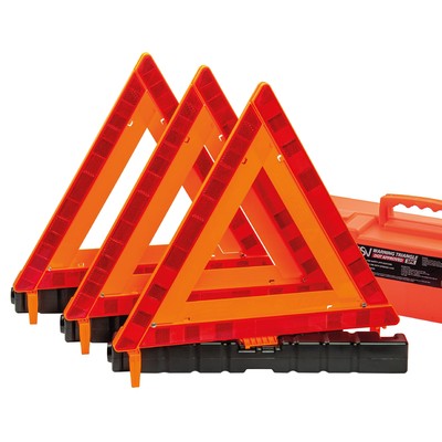 DSV Standard Warning Triangles Safety Large Retroreflective Orange Or Red