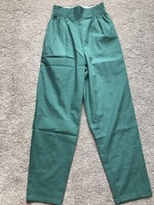 Life Uniform Womens Medical Scrub Pants Elastic Waist Green XS