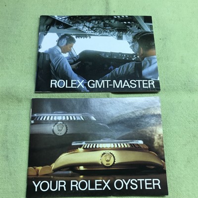 Vintage Rolex 1984 GMT Master Booklet Set . Englishrare  For 16750;16760;16753 