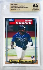 2020 Topps Throwback Randy Arozarena RC #TBT Super Rookies #265 BGS 9.5