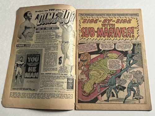 Fantastic Four 33 Marvel Comics 1964 GD / VG 3.0 - 3.5 Submariner / 1st Attuma - Picture 10 of 23