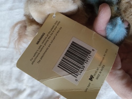 Vintage The Forebear Family, Male Bear New With Tag - Picture 10 of 10