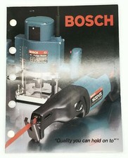 Bosch Power Tools Vintage Sales Catalog Paper Advertisement 1988