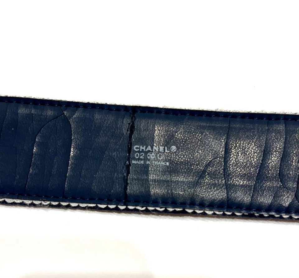 香奈儿 Web Belt复古 02C Coco Mark Navy28/70:JP — 第 4/4 张图片