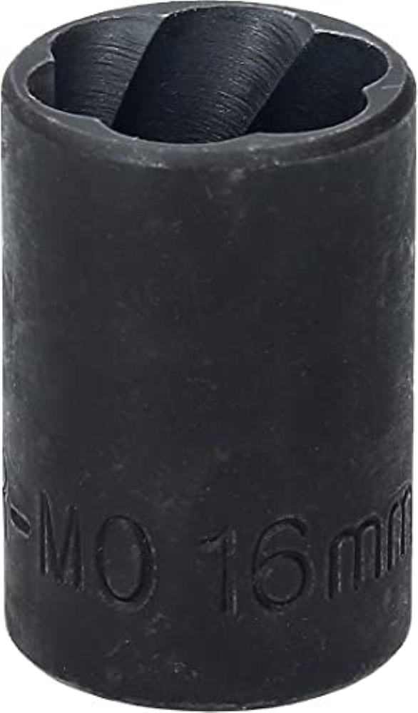 Llave de vaso con perfil en espiral 1/2", 22 mm