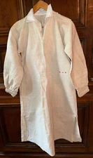 Antique 19th Century Handmade Hemp Shirt/Biaude Cut Out Panels