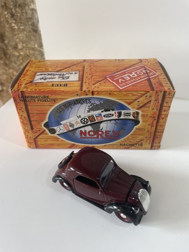 Voiture miniature Norev Hachette Simca Cinq 1936 1/43 BOITE Collection