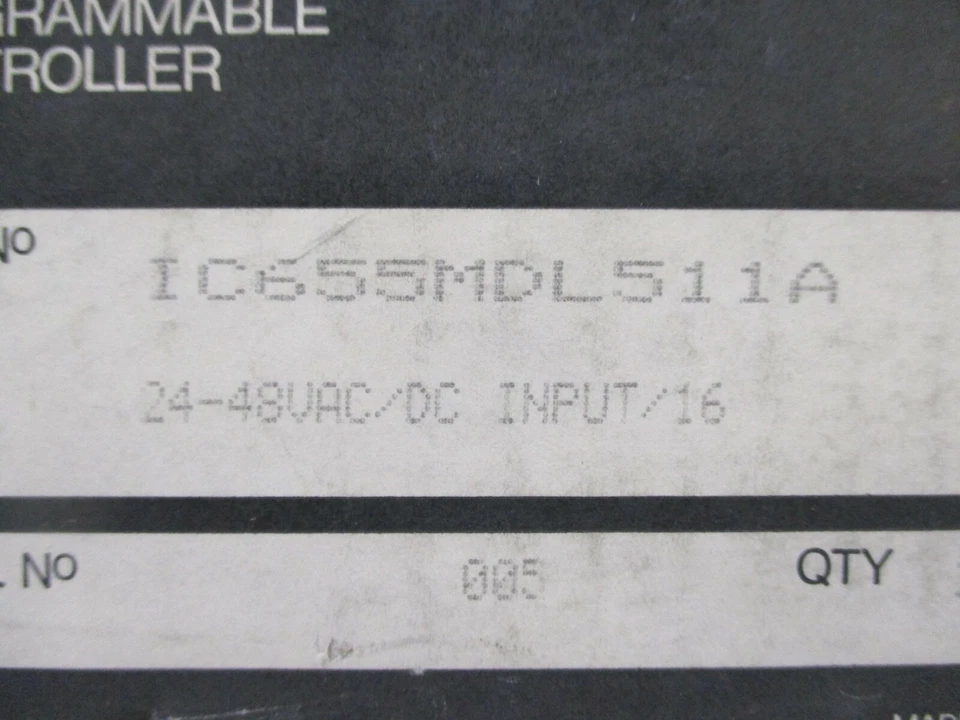 NEW GE Fanuc IC655MDL511A Programmable Controller Input Module PLC 24-48V NIB - Image 4 of 4