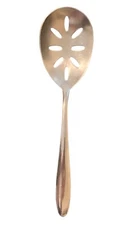 Vintage International Stainless Steel Slotted Serving Spoon USA