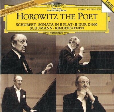 Schubert: Sonate D 960 & Schumann: Kinderszenen von Vladimir Horowitz (1991, CD)