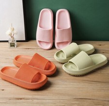 Summer 2022 Rubber Slippers Thick Sole MEDIUM THICK SLIPPERS Women Men 42/43