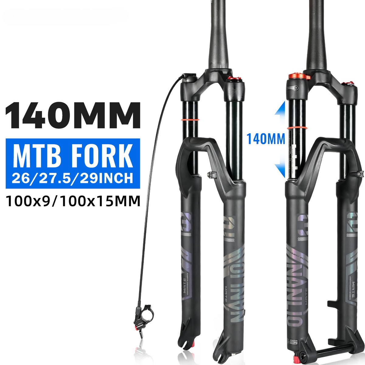 26/27.5/29 Inch 140mm Travel Suspension Fork Damping Adjustment 