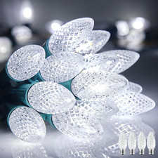 100 Feet Commercia C9 Led Outdoor Christmas Lights, C9 Christmas String Lights w