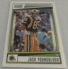 2022 Panini Score Football Jack Youngblood Los Angeles Rams base card #161