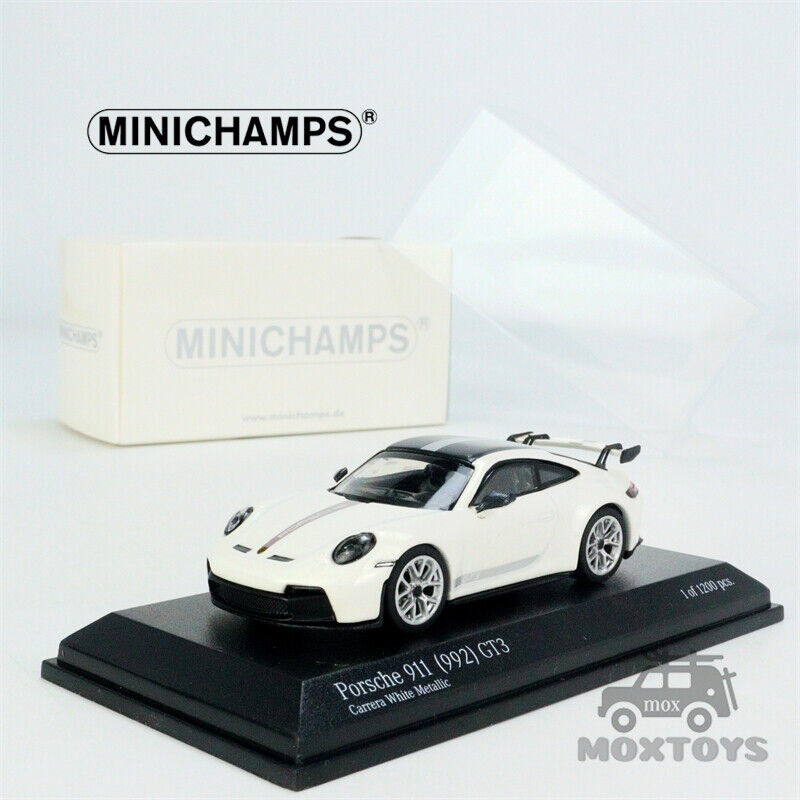 MINICHAMPS 1:64 Porsche 911 GT3 (992) 2021 CARRERA WHITE MINICHAMPS 1:64 Porsche 911 GT3 (992) 2021 CARRERA WHITE