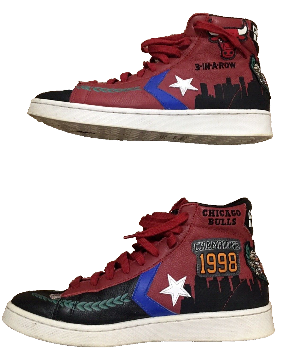 Converse x ChinaTown Market Pro Leather Hi Chicago Bulls Men  display picture 2