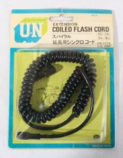 NOS U-N Coiled Flash Cord Extension, Unopened