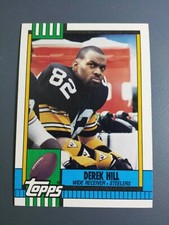 DEREK HILL 1990 TOPPS FOOTBALL Card # 187 C2159