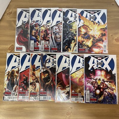 AVX:アベンジャーズ VS X―MEN ROUND1 2 AVX Avengers vs. X-Men #0 - #12 Full Set - First Print [Paperback