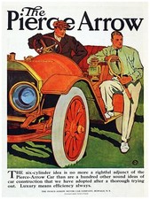 3785 The PierceArrow Car Ad Poster.Room Decorative.Home interior design