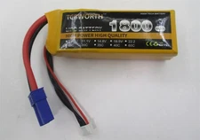 TCBWorth 1800 mAh Lipo Battery, 11.1V, 30C