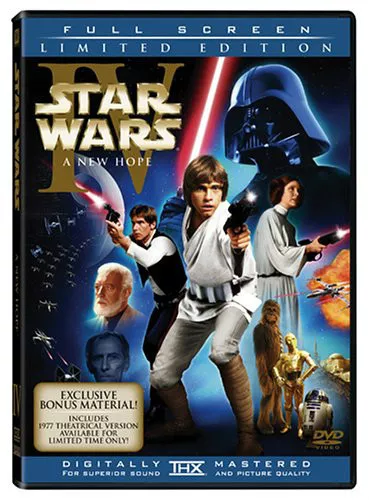 Star Wars A New Hope DVD 2006 2 Disc Set Fullscreen Pan Scan