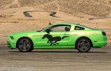 Mustang Horse Vinyl Decal Hood Door Reflective Sticker Car Van Truck Vehicle SUV