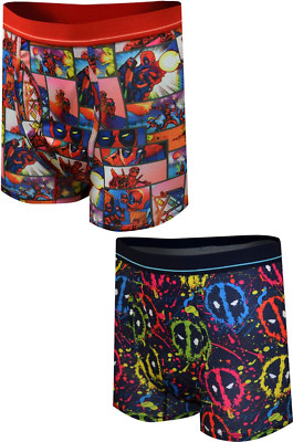 Marvel Deadpool Mens Boxer Briefs Ultra Soft - 2 pk - Large