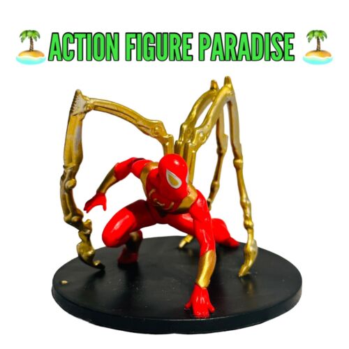 Disney Store Marvel Comic ULTIMATE SPIDER MAN 4" Figure Villain IRON SPIDER - Picture 1 of 6