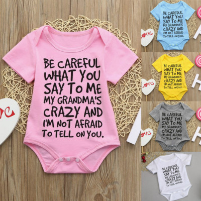 Summer Newborn Infant Baby Kid Girl Boy Romper Jumpsuit Outfits Sunsuit Clothes