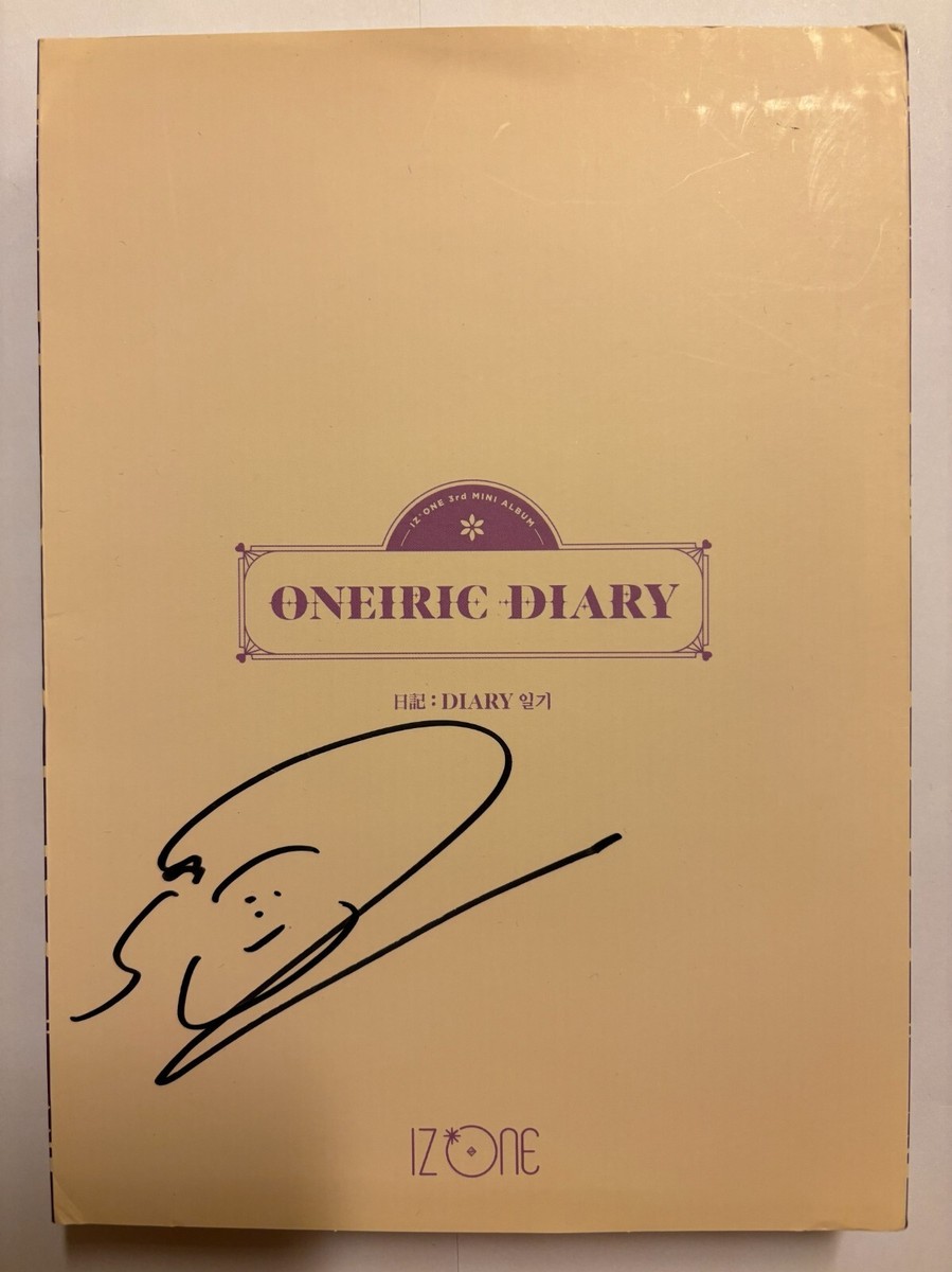 IZ*ONE [Oneiric Diary] Sakura Autographed Signed Album IZONE MWAVE