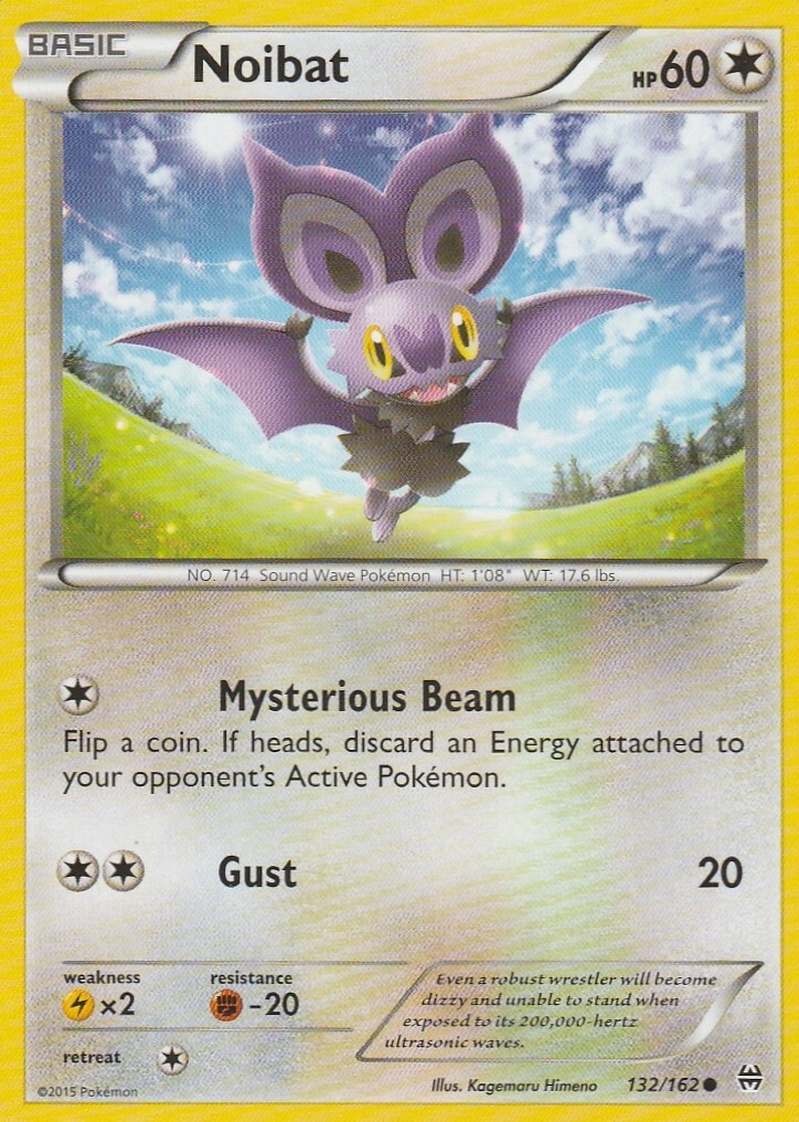 noibat pokemon card including damage Pokemon SM Forbidden Light Card: