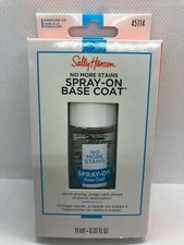 Sally Hansen No More Stains Spray On Base Coat 45114 NO More Stains 0.37 FL OZ.