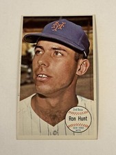Ron Hunt Vintage 1964 Topps Giants Baseball Card #6 New York Mets EXMT+ All Star