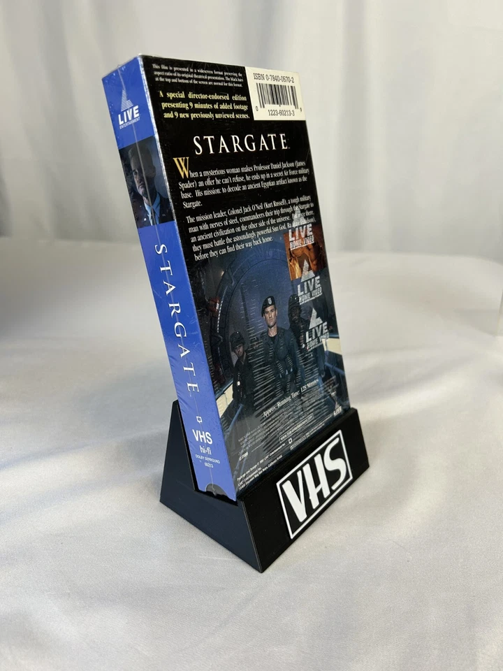 Stargate VHS – Sealed Letterbox Widescreen – Live Home Video w/ Watermark - 1994 - Image 4 of 4