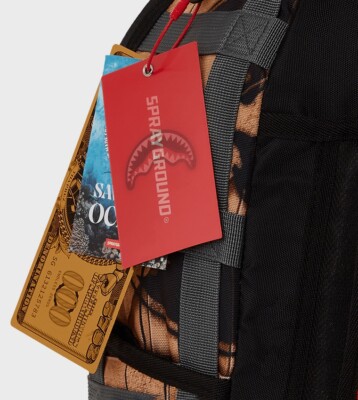 Sprayground Jurassic Park Movie Logo Backpack Laptop Books Bag