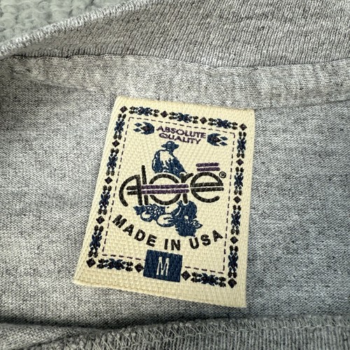 Vintage Jackson Hole Wyoming Shirt Mens Medium Gray Single Stitch Short Sleeve - Picture 6 of 11