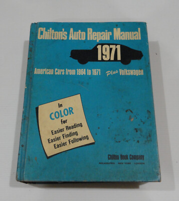 64-71 American Car General Auto Service Repair Manual Chilton | eBay