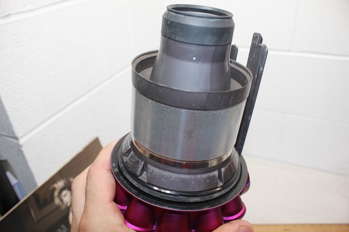 GENUINE Dyson v7 Dust Cup/Bin/Canister w/ Cyclone Top, Filter Installed, GUC! - Picture 12 of 16