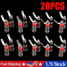 20 PCS Speaker Audio AMP Terminal Binding Post Spring Loaded Type Nickel Plated
