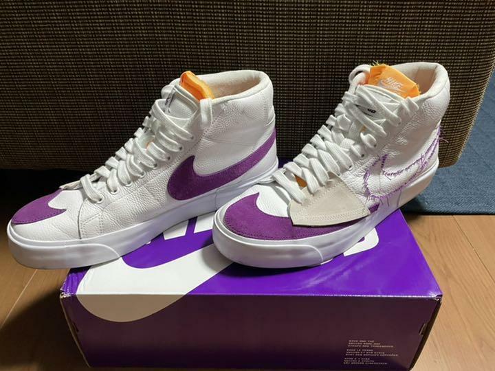 Nike SB Zoom Blazer Mid Edge Lakers DA2189-100 US 10 with