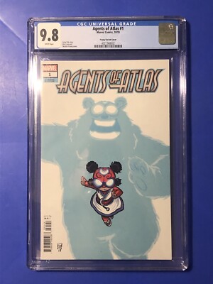 AGENTS OF ATLAS #1 CGC 9.8 Skottie Young Variant Comic JIN SOO HAE WON SHANG CHI